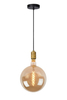 Lampa wisząca Lucide JOVA 08426/01/02 czarny/złoty
