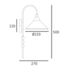 Cosmo Light Kinkiet ASHFORD W01531BK