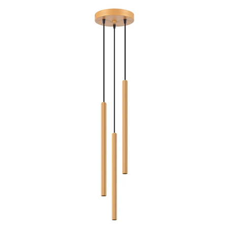 Sollux Lighting Lampa wisząca ARCHE 3P złota SL.1342