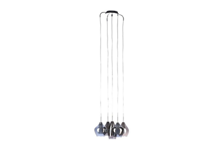 Lampa wisząca Azzardo AZ0722 Amber Milano chrome