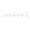 Spot Astro Ascoli Five Bar 1286061 Matowy Nikiel
