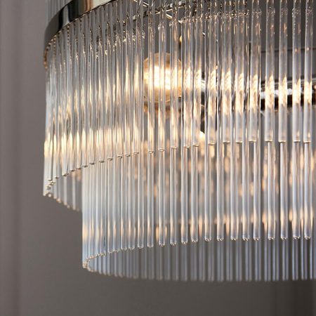 Lampa wisząca Endon Lighting Marietta 104113 nikiel