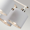 Żyrandol Elstead Lighting Balance biały/srebrny BALANCE5-WPN