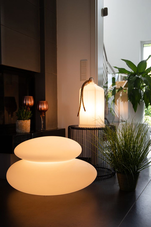 Latarnia LED Lampa zewnętrzna ogrodowa 2700K Biała ciepła 45cm 42499W biały
