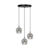 Lampa wisząca Kaja NIRA K-5611 czarny, chrom
