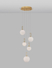Lampa wisząca Luces Exclusivas YARA biały/złoty LE42732