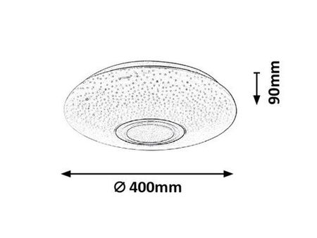 Lampa wewnętrzna Rabalux Rodion 3509 biały