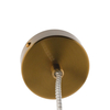 Lampa wisząca Abigali GLOBO2 G4 ⌀120mm szklana, złote elementy