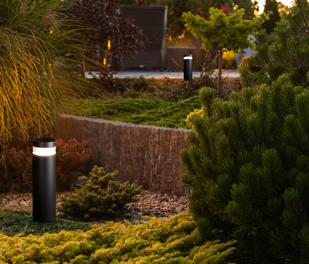 Lampa zewnętrzna Italux Marcon OFL-6552-70-3K Czarny piaskowany