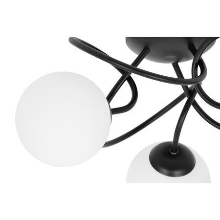 Lampa sufitowa Kaja NELA K-5350 czarny, biały