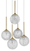 Lampa wisząca Luces Exclusivas PASTO LE41740 mosiądz