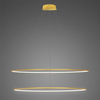 Lampa Ledowe Okręgi No.2 120cm 4k złota Dali