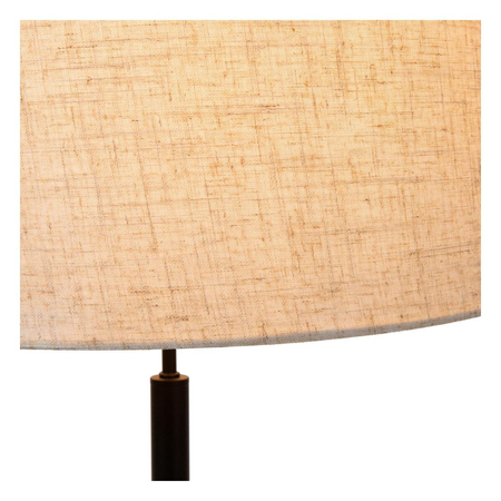 Lampa podłogowa Lucide MAYA 45709/81/38 czarny/beżowy