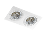 Oczko SIRO 2 WHITE Azzardo AZ0771 white / white