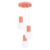 Sollux Lighting Lampa wisząca HALO 3P brzoskwiniowa SL.1755