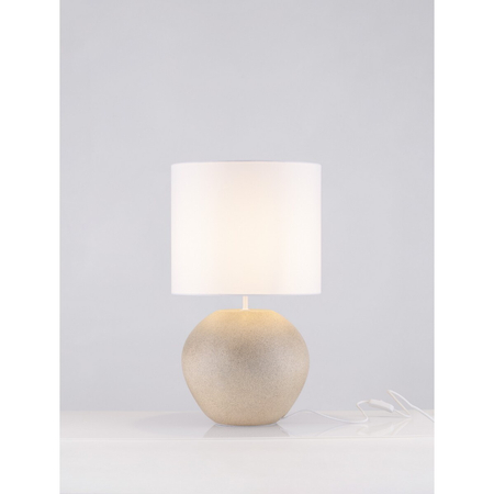 Lampa stołowa Luces Exclusivas ORBEZIA LE45279 beżowy, biały