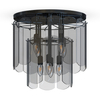 Lampa sufitowa Zuma Line MX3523-8M-EBCN NIRA LAMPA SUFITOWA CZARNA/BLACK