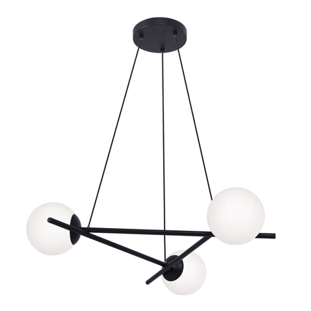 Lampa wisząca ARTON Kaja K-4966 biały/czarny