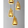 Lampa wisząca Luces Exclusivas RORIZNO LE45114 czarny, złoty i odcienie złota