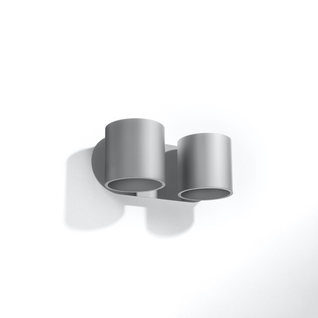Sollux Lighting Kinkiet ORBIS 2 szary SL.0661