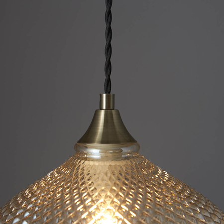 Endon Lighting Lampa wisząca 95480 mosiądz