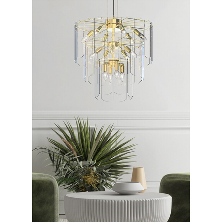 Lampa wisząca Zuma Line MD3523-14L-EGN NIRA LAMPA WISZĄCA ZŁOTA/GOLD
