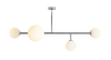 Plafon PLAFON DIONE 4 CHROME Aldex 1092PL_L4 chrom