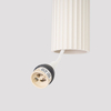 Sollux Lighting Lampa wisząca KARBON 2 beżowy SL.1593