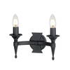 Kinkiet Elstead Lighting Saxon czarny SAX2-BLK