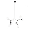 Lampa wisząca Italux PND-75075-8-BK-WG Czarny
