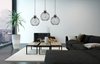 Lampa wisząca BARBADO 3 BLACK Emibig 754/3 czarny