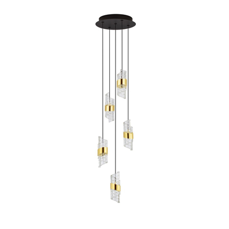 Lampa wisząca Luces Exclusivas LE44351 złoty i odcienie złota