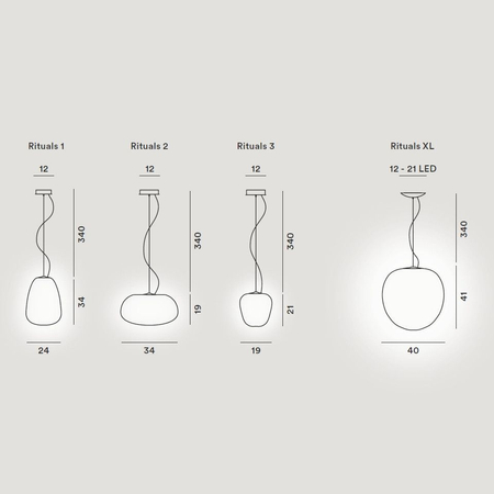 Lampa wisząca Foscarini 2440071E-10 Rituals 1