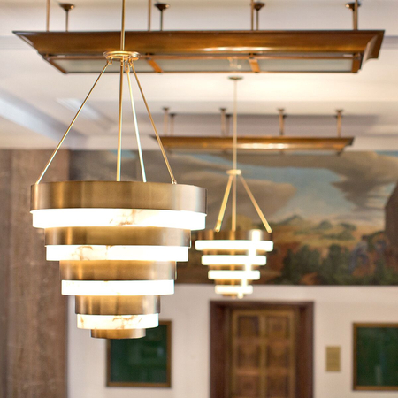 Lampa wisząca Echelon - 8 źródeł światła Quintiesse QN-ECHELON-8P