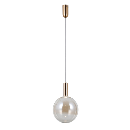Lampa wisząca Italux Strela PND-34378-1L-HBR Złoty