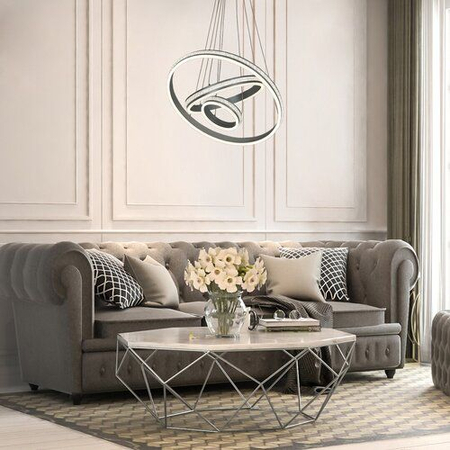 Lampa wisząca Rabalux Avalon 2230 szczotkowane aluminium