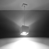 Sollux Lighting Lampa wisząca QUAD 1 czarny SL.0060