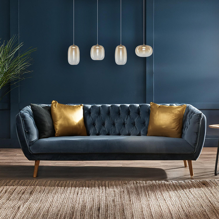 Milagro Lampa wisząca VASO AMBER 15W ML1408 ZŁOTY