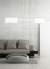 Lampa wisząca TOLOS 2 WHITE Emibig 634/2 biały