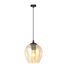 Lampa wisząca ISTAR 1 BL MIODOWY Emibig 677/1 czarny/złoty