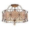 Lampa sufitowa Elstead Lighting Marcella brąz FE-MARCELLA-SF