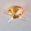 Lampa sufitowa Endon Lighting Talo 96160 mosiądz