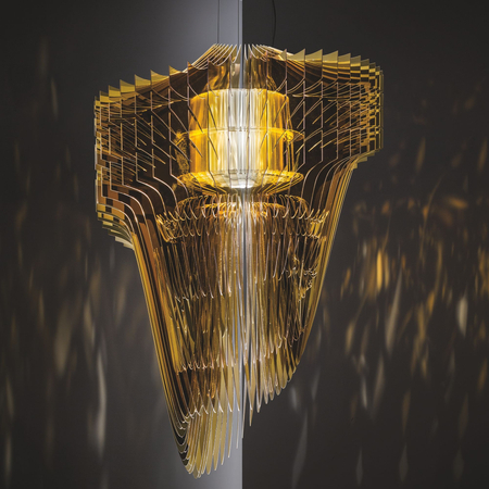 Lampa wisząca Slamp ARISXL0GLD01T00E27EU Aria XL Gold