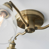 Lampa sufitowa Endon Lighting Hansen 97247 mosiądz