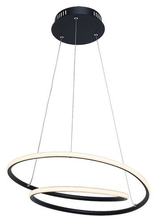 Lampa wisząca Rabalux Meridia 3257 czarny matowy