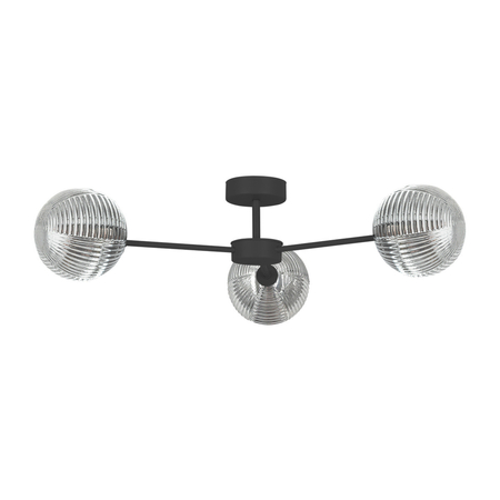 Lampa sufitowa Kaja GRETA K-5716 grafitowy, czarny