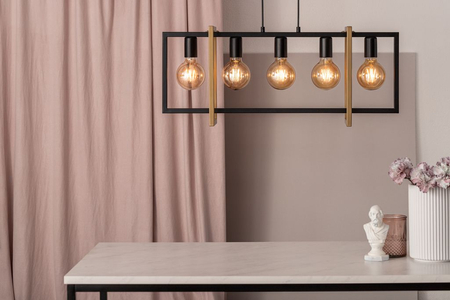 Sigma 32236 EDEN 5 lampa wisząca czarny/złoty