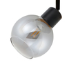 Lampa sufitowa Italux SPL-67535-2-BK-WO Czarny, drewniany