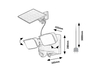 Lampa solarna Rabalux Leszno 77091 czarny