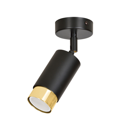 Lampa sufitowa HIRO 1 BL/GOLD Emibig 965/1 czarny/złoty